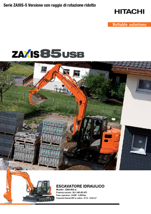 Excavatoare pe șenile Hitachi ZX85USB-5A