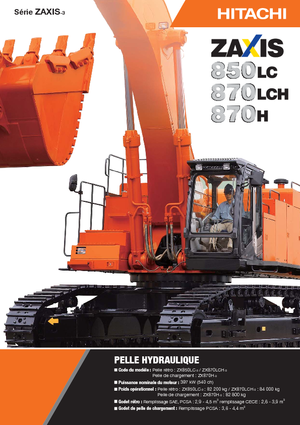 Excavatoare pe șenile Hitachi ZX 870 LCH-3