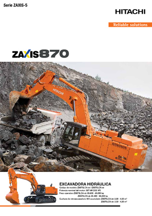 Excavatoare pe șenile Hitachi ZX870LCH-5B