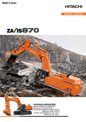 Excavatoare pe șenile Hitachi ZX870LCH-5B