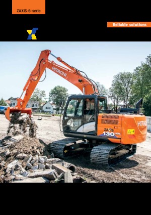 Excavatoare pe șenile Hitachi ZX130-6