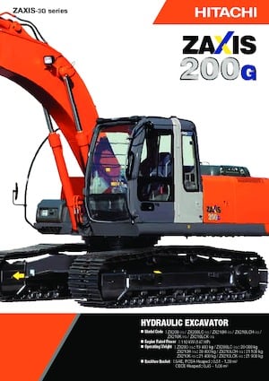 Excavatoare pe șenile Hitachi ZX200-3G