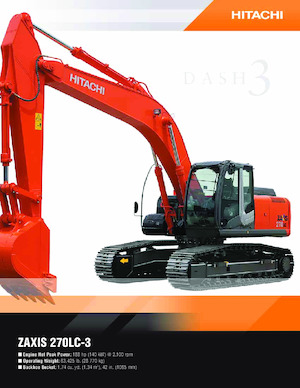 Excavatoare pe șenile Hitachi ZX270LC-3