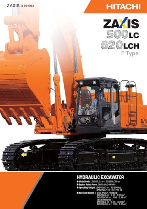 Excavatoare pe șenile Hitachi ZX520LCH-3F