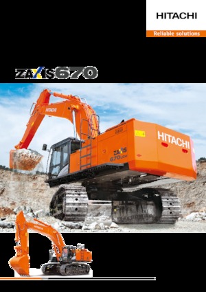 Excavatoare pe șenile Hitachi ZX670LC-5G