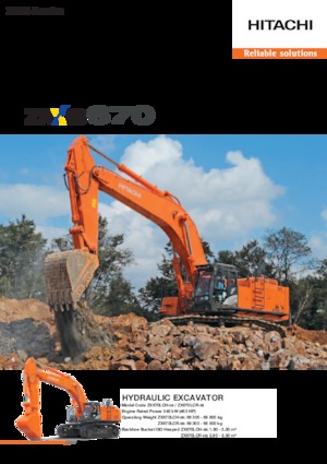 Excavatoare pe șenile Hitachi ZX670LCH-5B