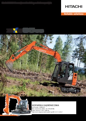 Excavatoare pe șenile Hitachi ZX85US-5A