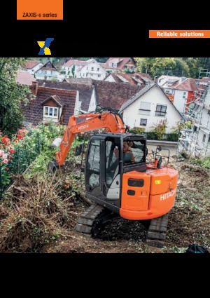 Excavatoare pe șenile Hitachi ZX85US-6