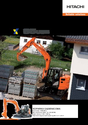 Excavatoare pe șenile Hitachi ZX85USB-5A