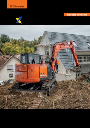 Excavatoare pe șenile Hitachi ZX85USB-6