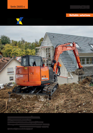 Excavatoare pe șenile Hitachi ZX85USB-6
