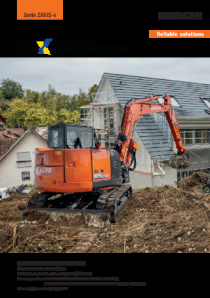 Excavatoare pe șenile Hitachi ZX85USB-6