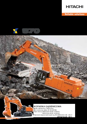 Excavatoare pe șenile Hitachi ZX870LCH-5B