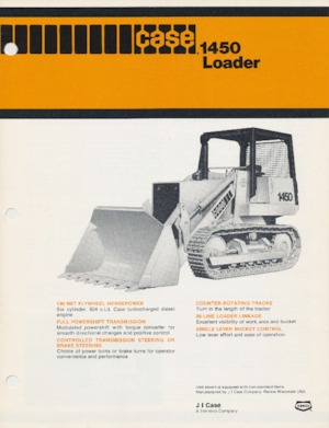 Încărcătoare pe șenile Case 1450 