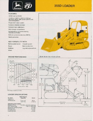 Încărcătoare pe șenile John Deere Construction 355 D