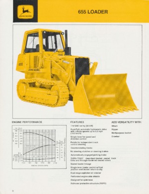 Încărcătoare pe șenile John Deere Construction 855