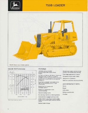 Încărcătoare pe șenile John Deere Construction 755 B
