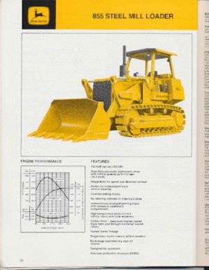 Încărcătoare pe șenile John Deere Construction 855