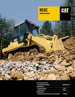 Încărcătoare pe șenile Caterpillar 953 C