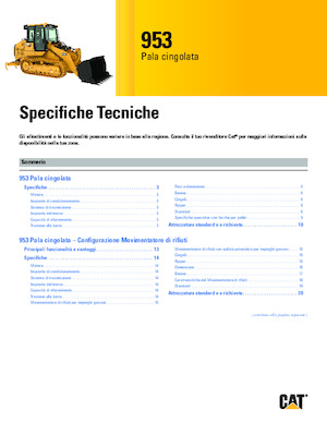 Încărcătoare pe șenile Caterpillar 953