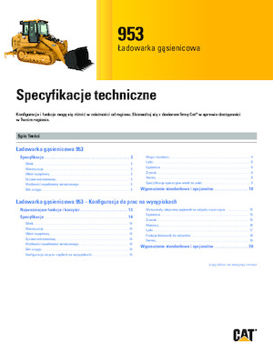 Încărcătoare pe șenile Caterpillar 953