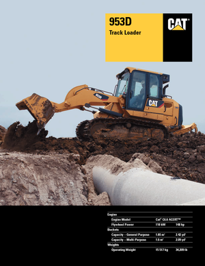 Încărcătoare pe șenile Caterpillar 953D