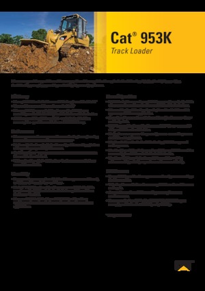 Încărcătoare pe șenile Caterpillar 953K