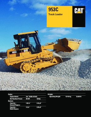 Încărcătoare pe șenile Caterpillar 953C