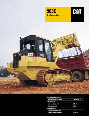 Încărcătoare pe șenile Caterpillar 963 C