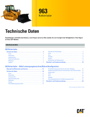 Încărcătoare pe șenile Caterpillar 963