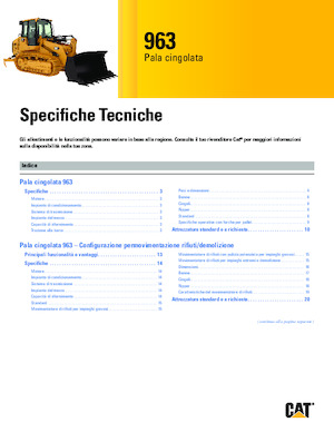 Încărcătoare pe șenile Caterpillar 963