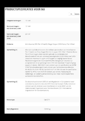 Încărcătoare pe șenile Caterpillar 963