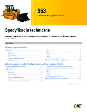 Încărcătoare pe șenile Caterpillar 963