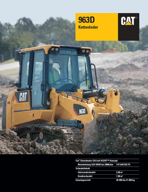 Încărcătoare pe șenile Caterpillar 963D
