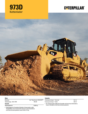 Încărcătoare pe șenile Caterpillar 973D