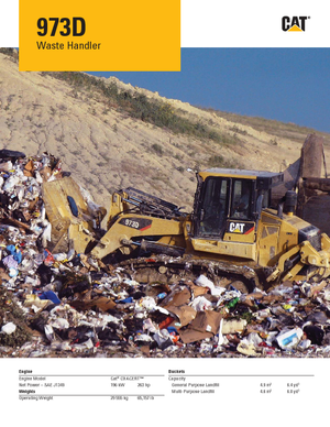 Încărcătoare pe șenile Caterpillar 973D