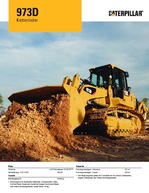 Încărcătoare pe șenile Caterpillar 973D