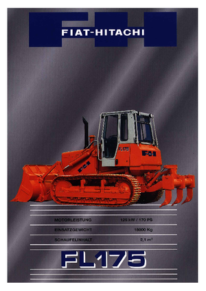 Încărcătoare pe șenile Fiat-Hitachi FL 175