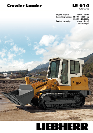 Încărcătoare pe șenile Liebherr LR 614