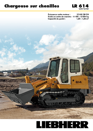 Încărcătoare pe șenile Liebherr LR 614