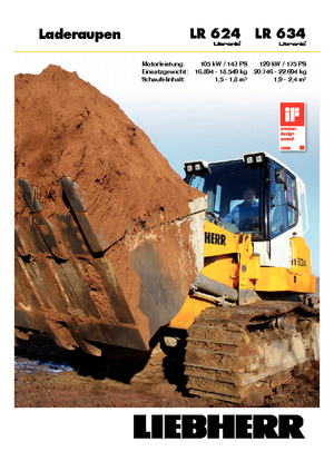 Încărcătoare pe șenile Liebherr LR 634