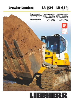 Încărcătoare pe șenile Liebherr LR 634