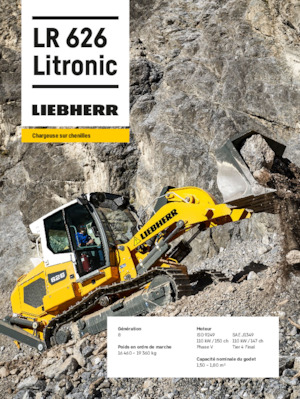 Încărcătoare pe șenile Liebherr LR 626 G8.0