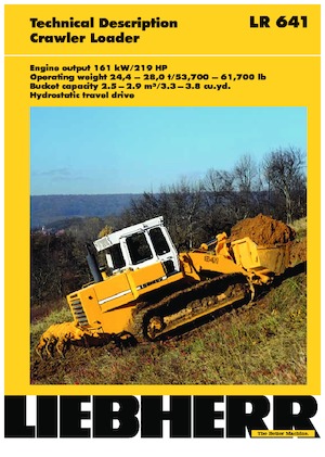 Încărcătoare pe șenile Liebherr LR 641