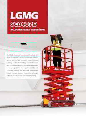 Platforme de ridicare de tip foarfecă pe șenile LGMG  SC1532E
