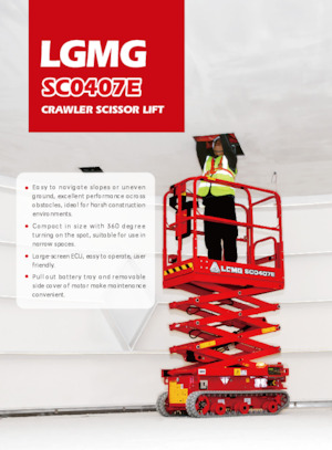Platforme de ridicare de tip foarfecă pe șenile LGMG  SC1532E