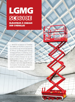 Platforme de ridicare de tip foarfecă pe șenile LGMG  SC0610E