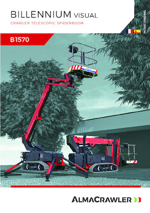 Nacele telescopice pe șenile Almac B1570 VISUAL ETS