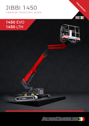 Nacele telescopice pe șenile Almac JIBBI 1450 LTH