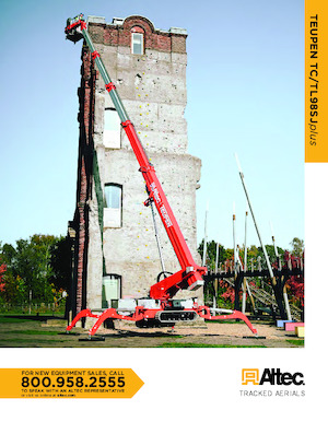 Nacele telescopice pe șenile TEUPEN TC98SJ plus